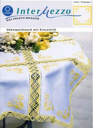 Hkelpatchwork mit Kreuzstich Coats Intermezzo (Crochet)